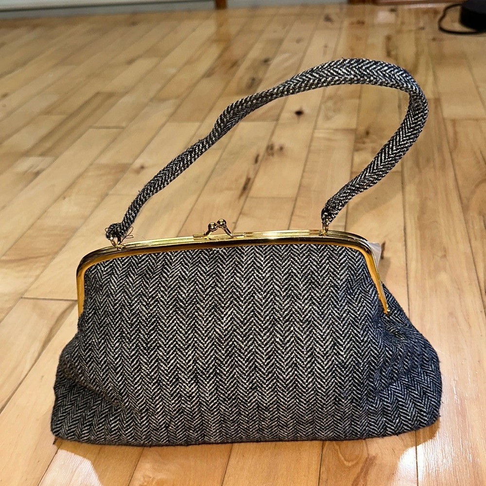 April Cornell Herringbone Purse